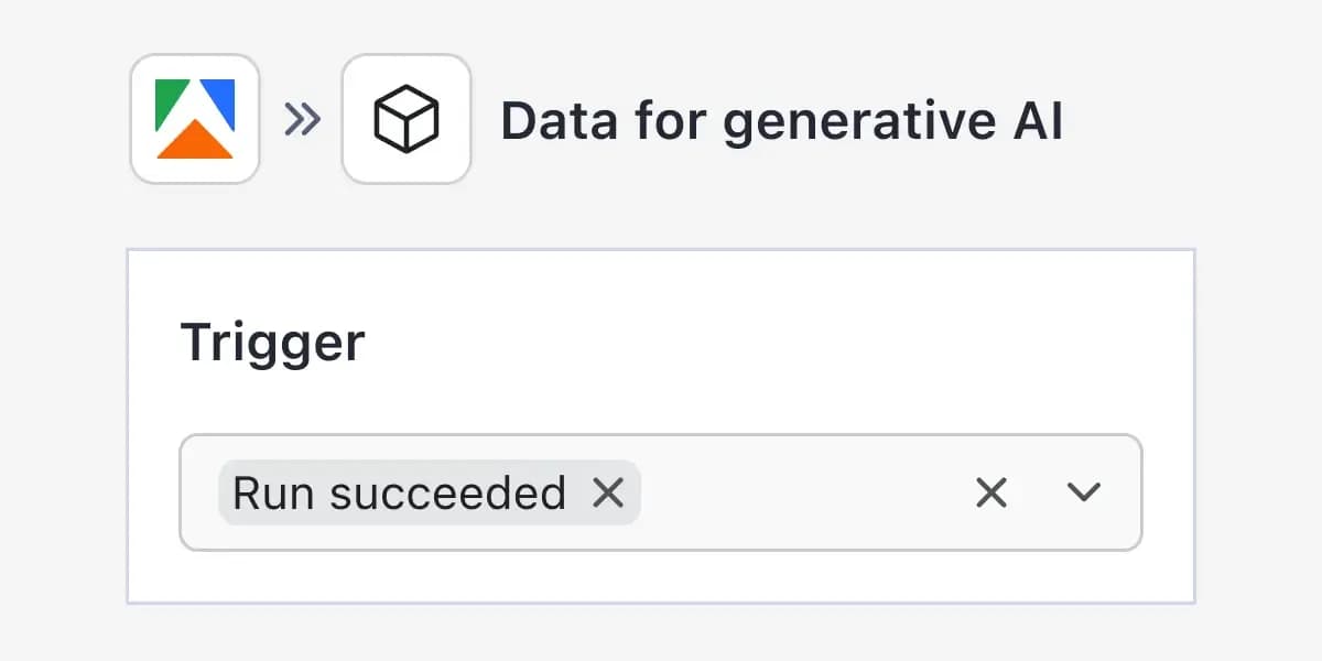 Get data for generative AI
