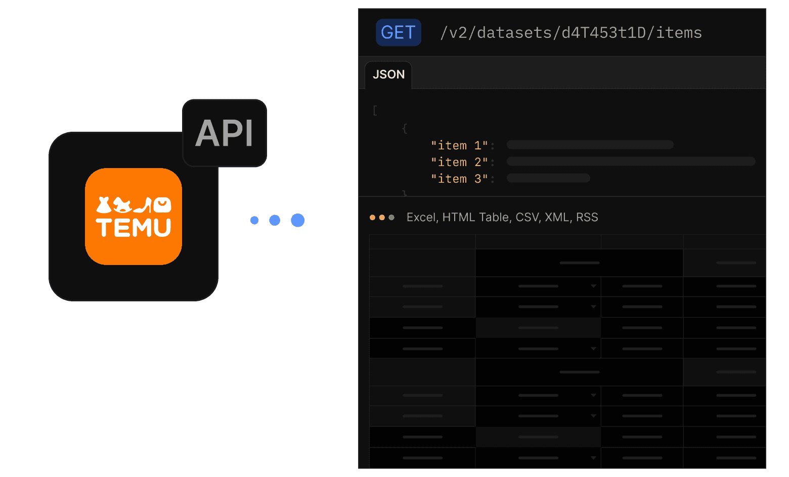 Temu API · Apify