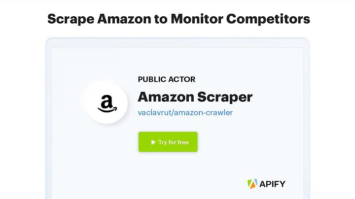 How to scrape Amazon to monitor your competitors