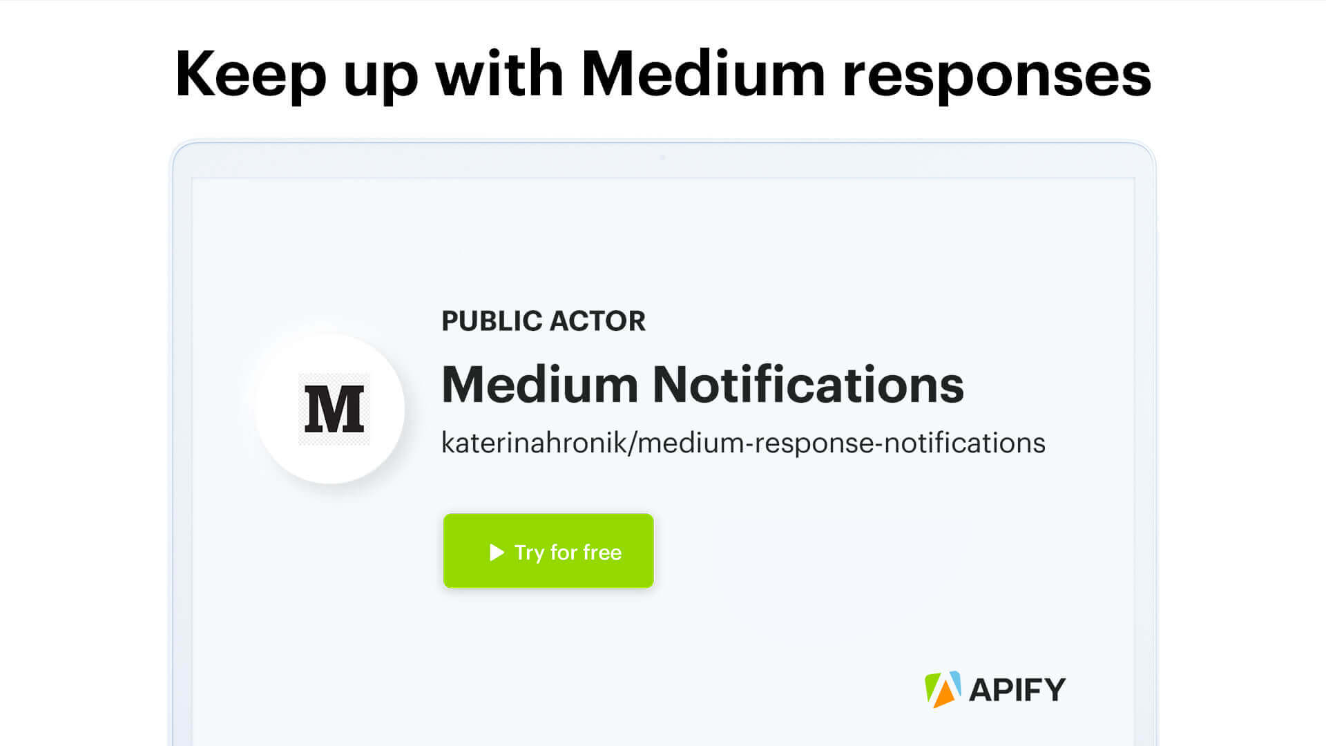 Tutoriel vidéo pour gratter les notifications sur vos publications Medium.