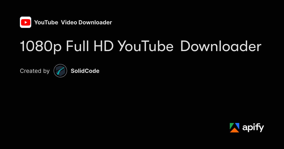 The Numbers Font Cod Download 1080p Full HD Videos from YouTube · Apify
