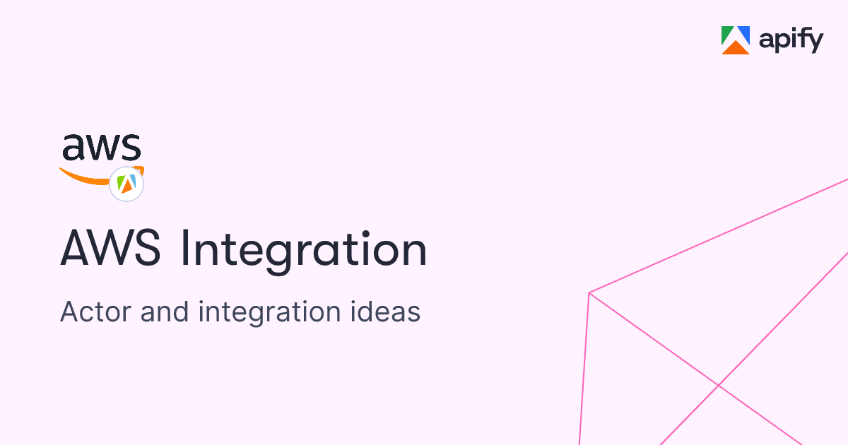AWS Integration · New ideas · Apify