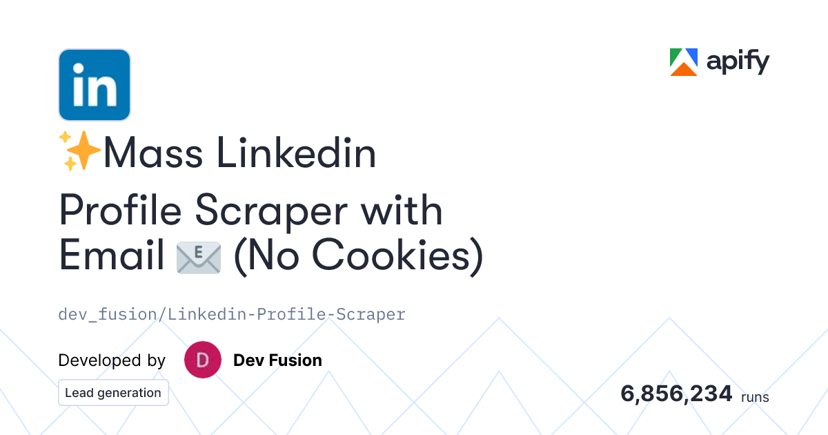 Mass LinkedIn Profile Scraper with Email
