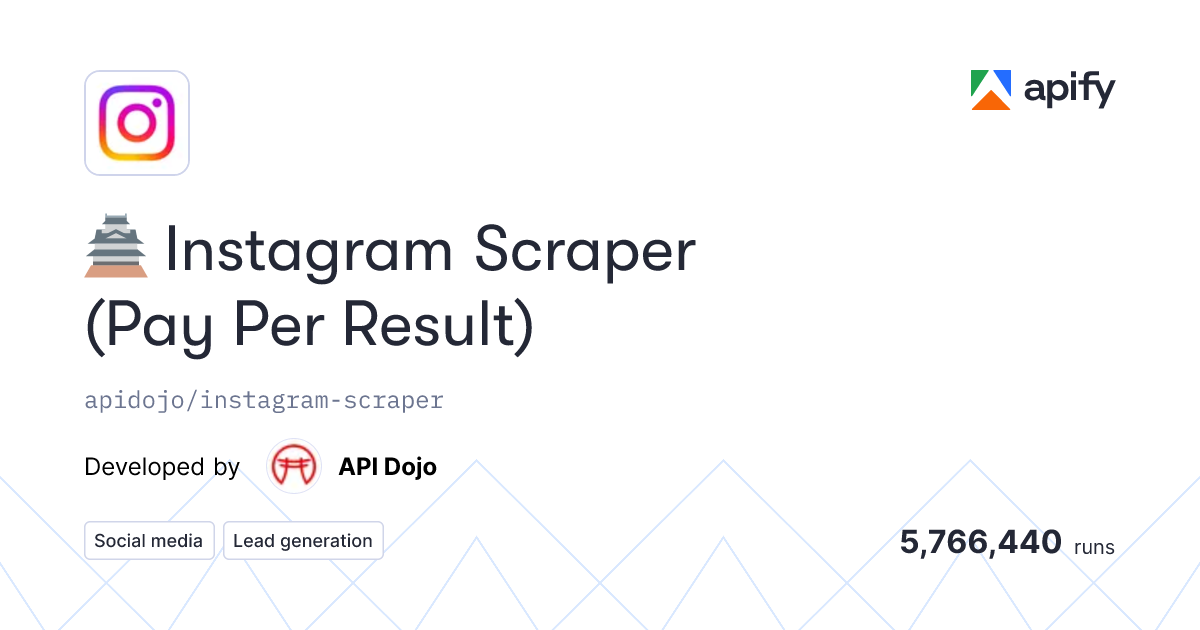Instagram Scraper