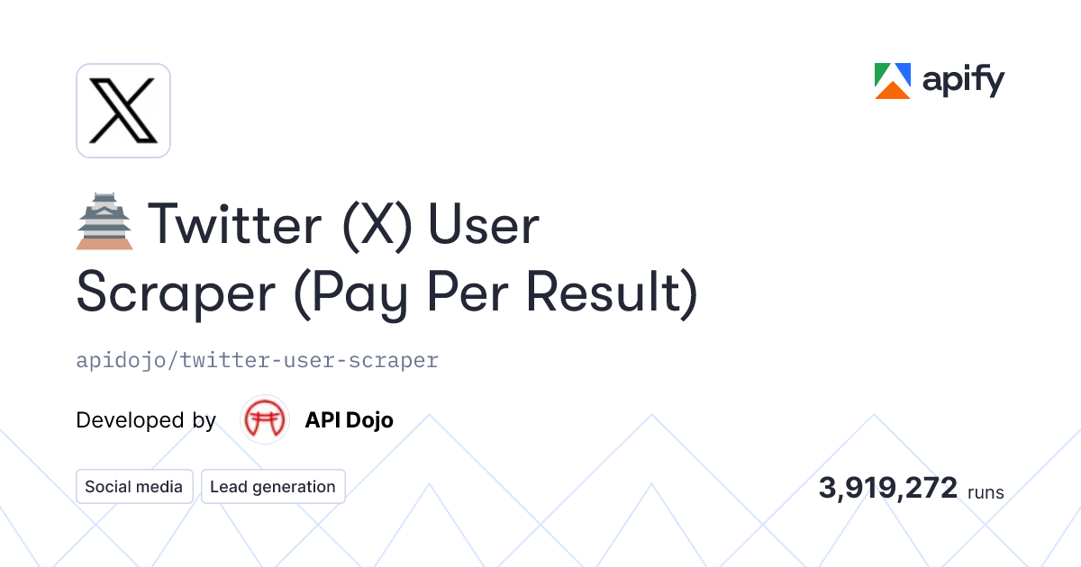 Twitter (X) User Scraper