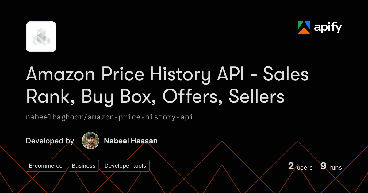 Box Rotating Reference Amazon Price History API - Sales Rank, Buy Box, Offers, Sellers OpenAPI ...