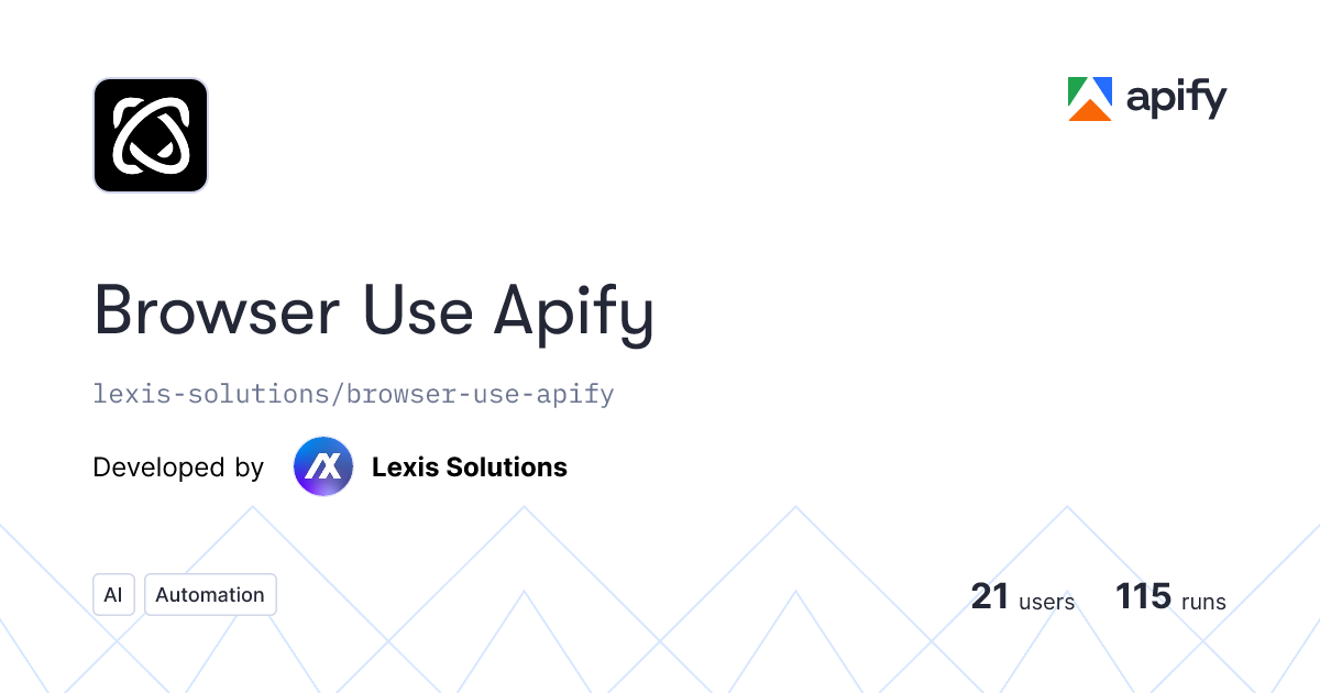 Browser Use Apify Apify browser-use-apify-apify