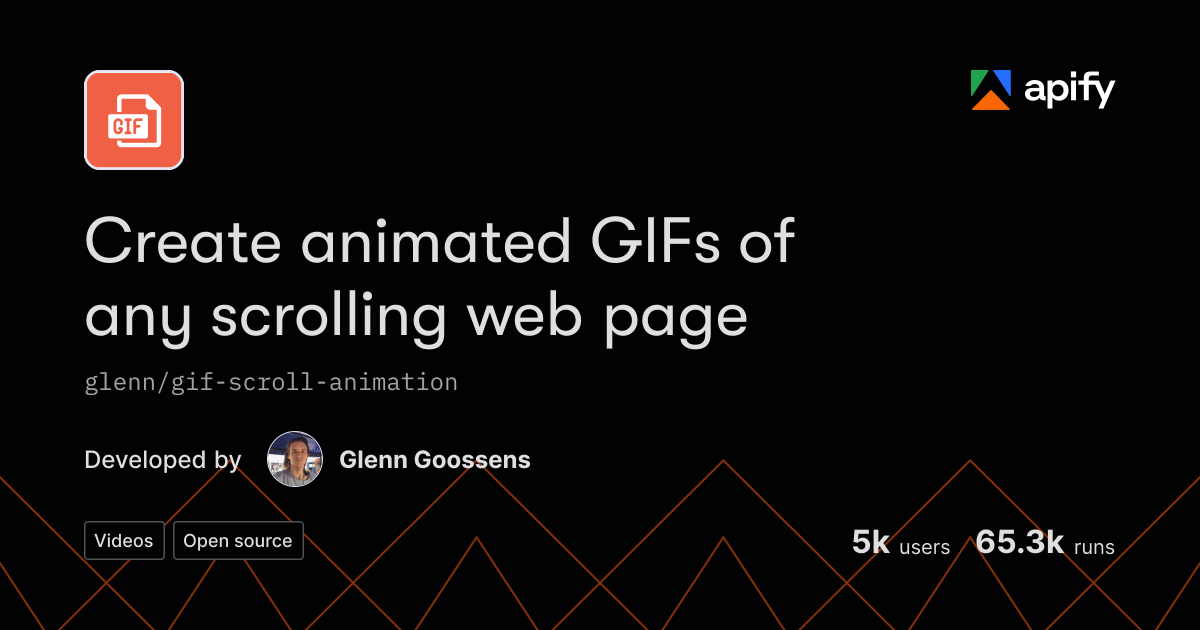 Issue Report · Issues · Create animated GIFs of any scrolling web page ...