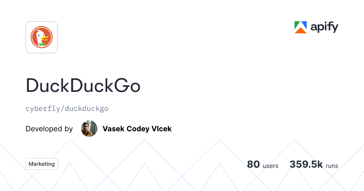 DuckDuckGo API Through CLI DEPRECATED Apify duckduckgo-api-through-cli-deprecated-apify