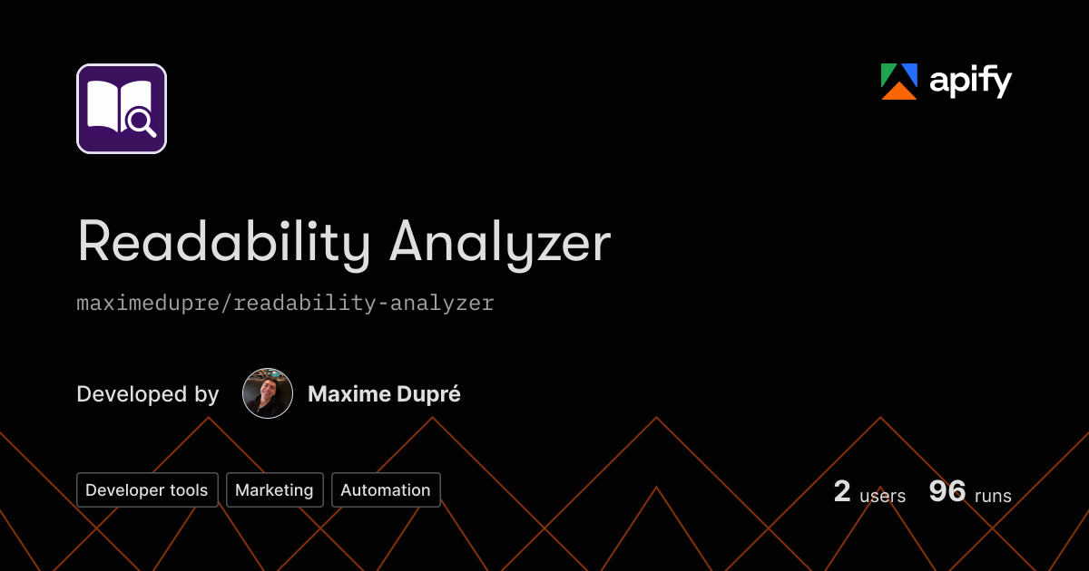 Readability Analyzer product image 1