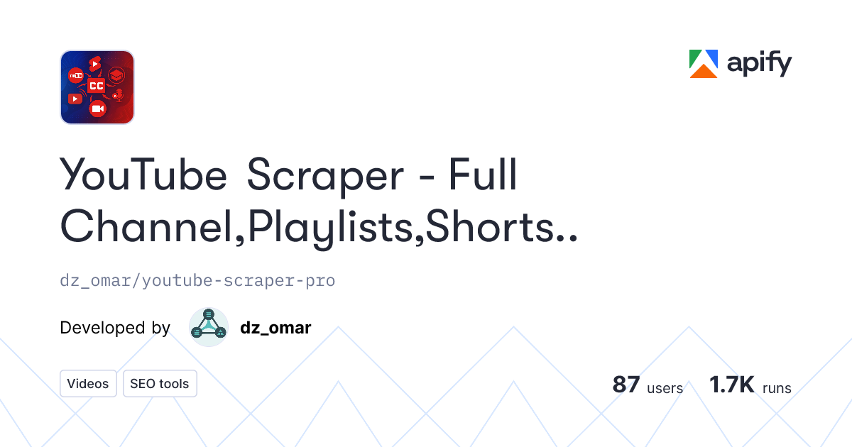YouTube Transcript Extractor - Full Channel & Playlist OpenAPI ...