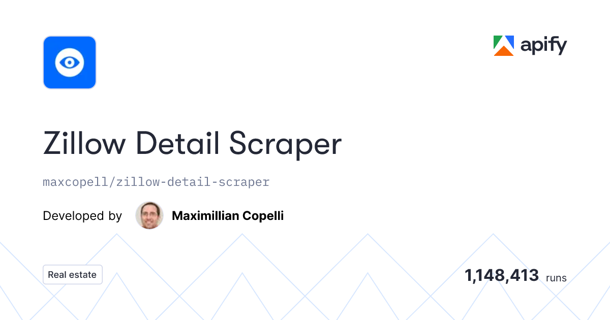 Zillow Detail Scraper