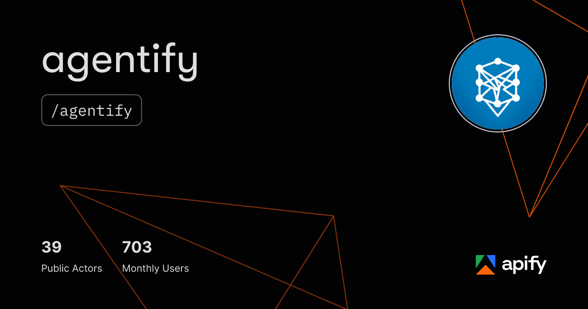 agentify (agentify) · Apify