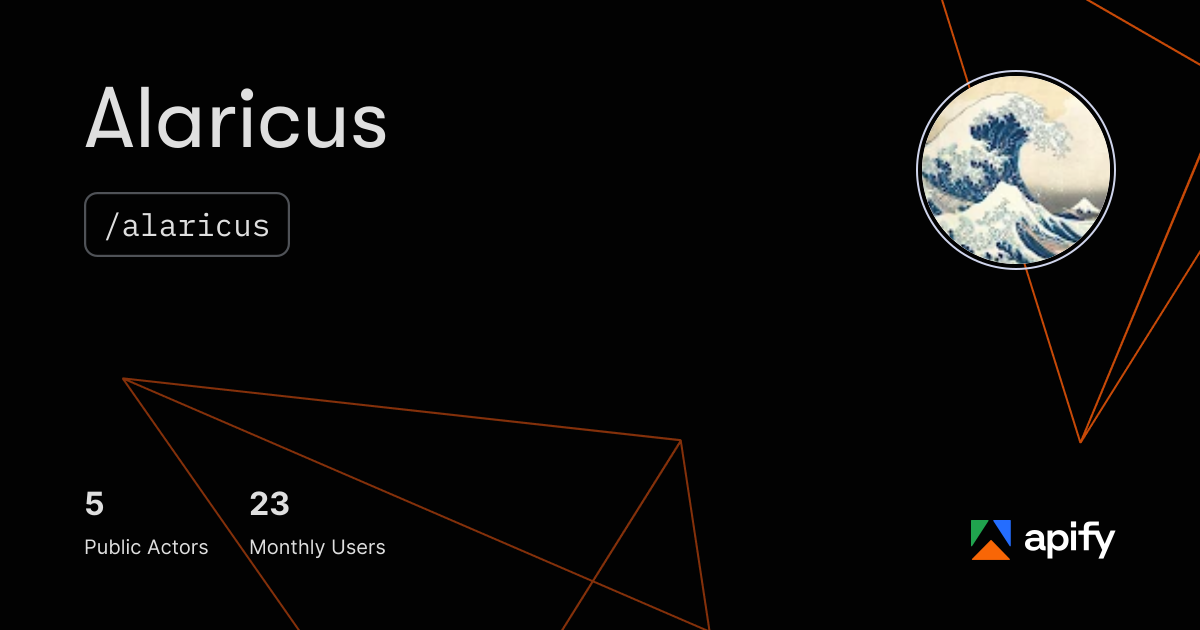 Alaricus (alaricus) · Apify
