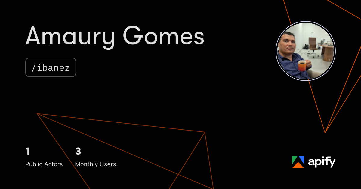 Amaury Gomes (ibanez) · Apify
