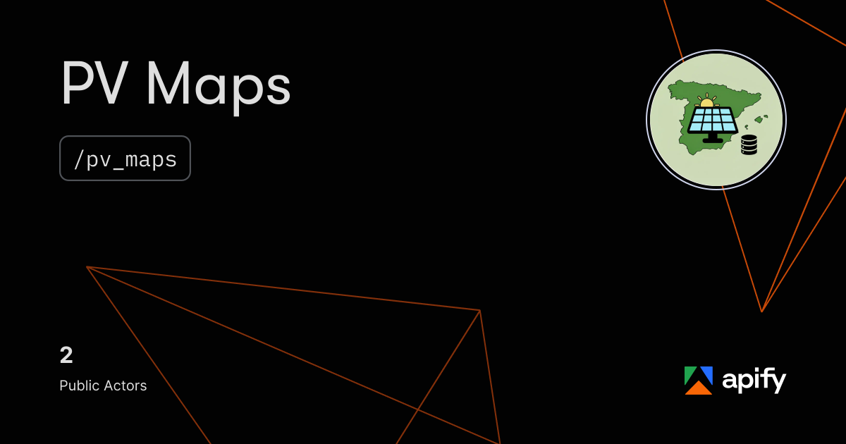 PV Maps (pv_maps) · Apify