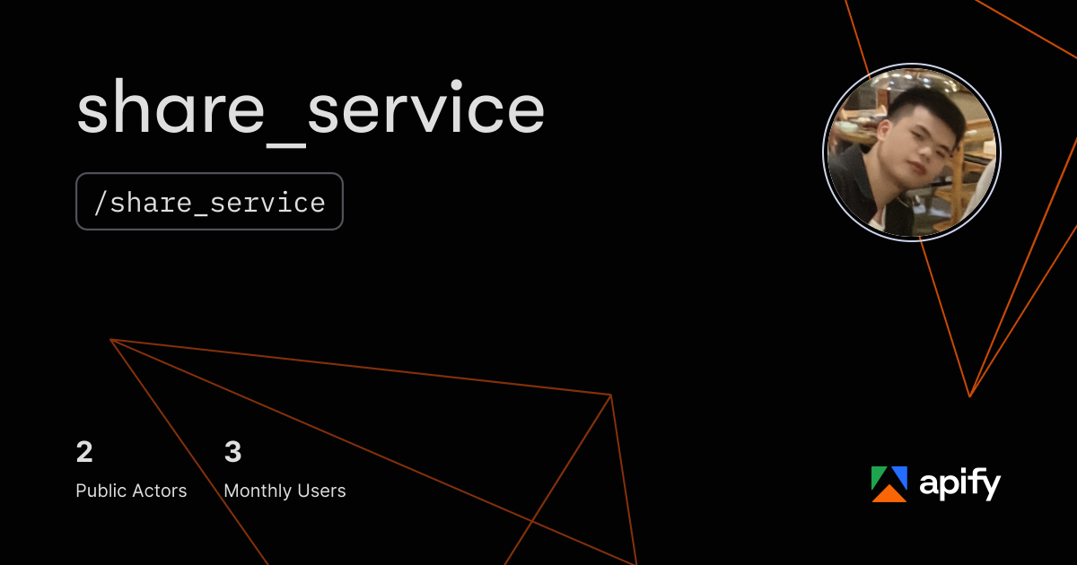 share_service (share_service) · Apify