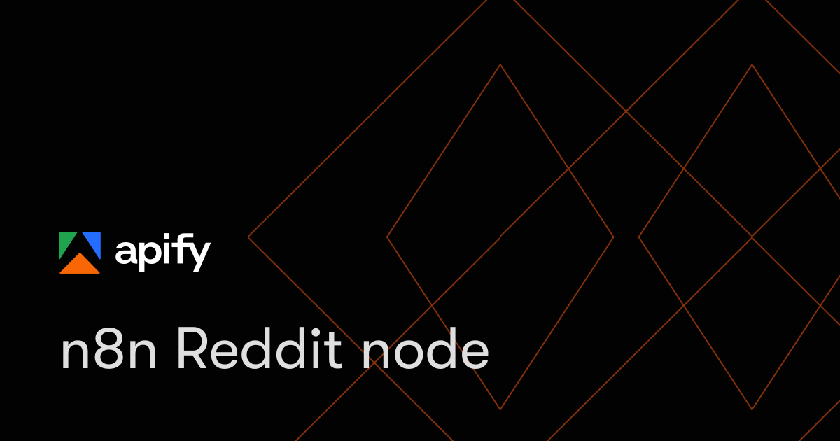 n8n Reddit node · Apify