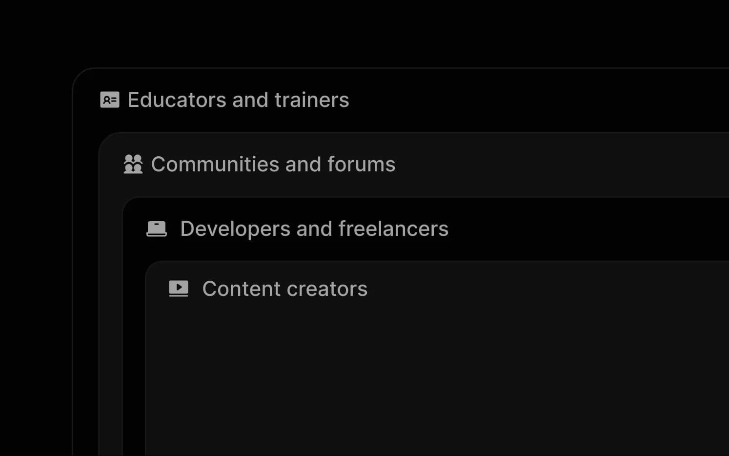 Affiliate partners